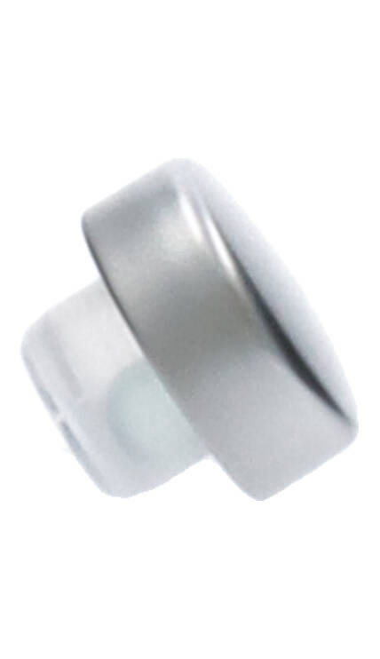 GPI 33/400 Silver Alu-Cap, Plastic Thread, Dropsaver Pourer-Stem 22,2x21,0 Beutel à 100 Stück