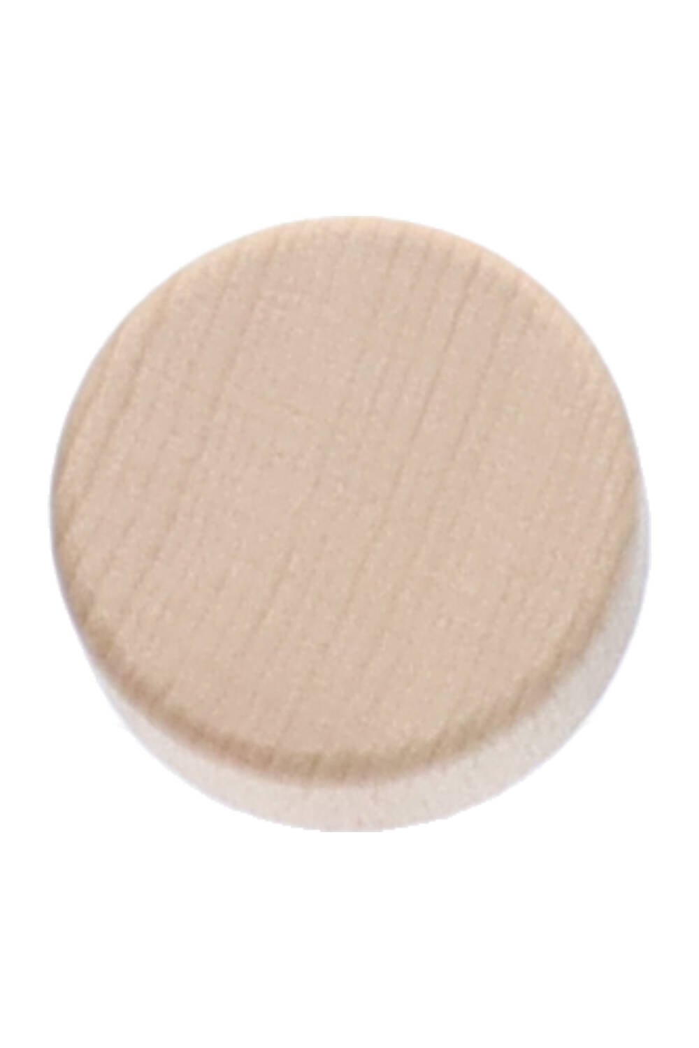 Holzscheibe Natur 18mm PE 39,0x13,0 - 18,0x20,0 Speziell angepasst auf Tellerrandmündungen.  