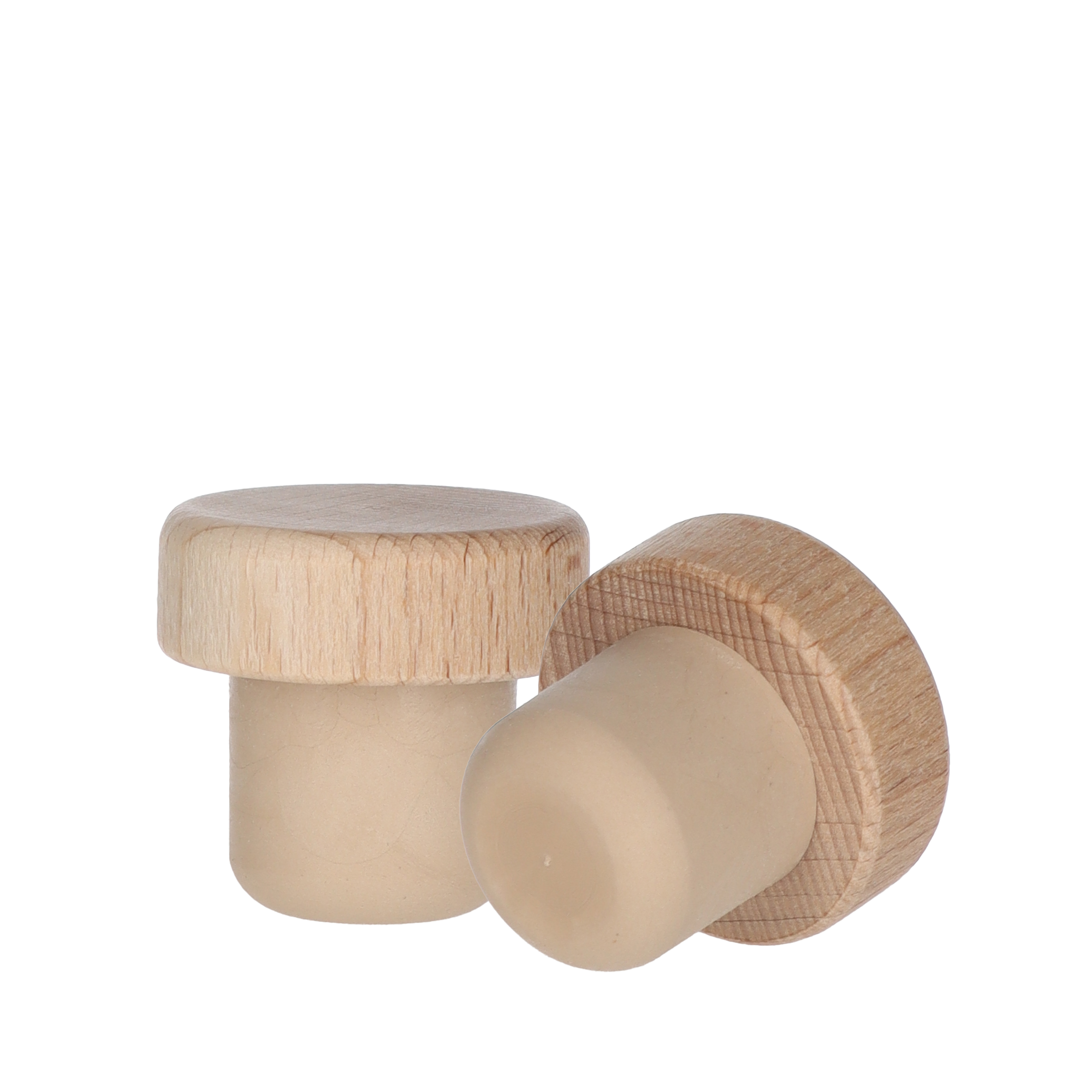 Holzgriffkorken natur Co-Injected 22,5mm 34,5x12,0 - 22,5,x20,0  Beutel à 100 Stück