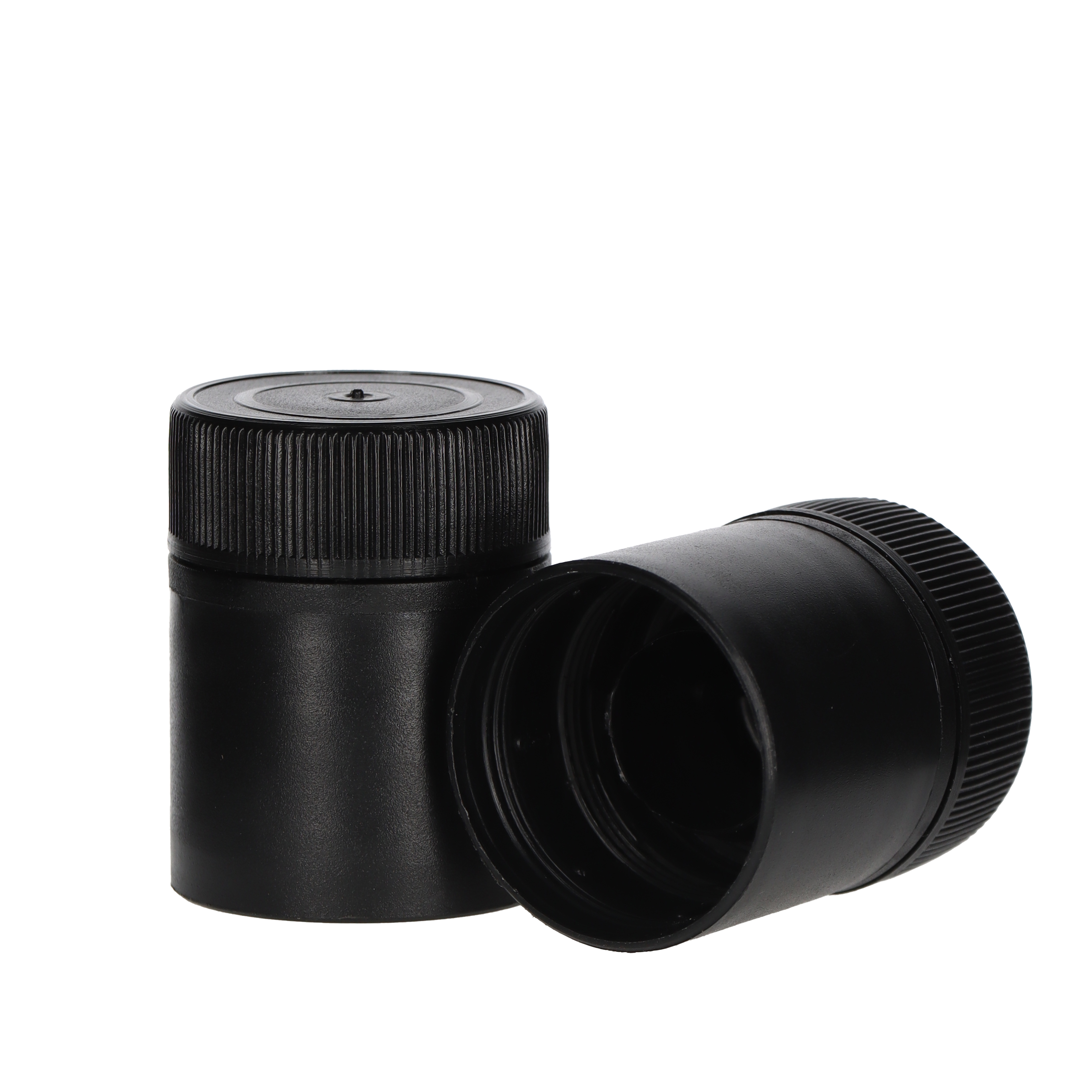 TOP-Verschluss / Kunststoff schwarz Steckverschluss 32x43  Karton à 1200 Stück