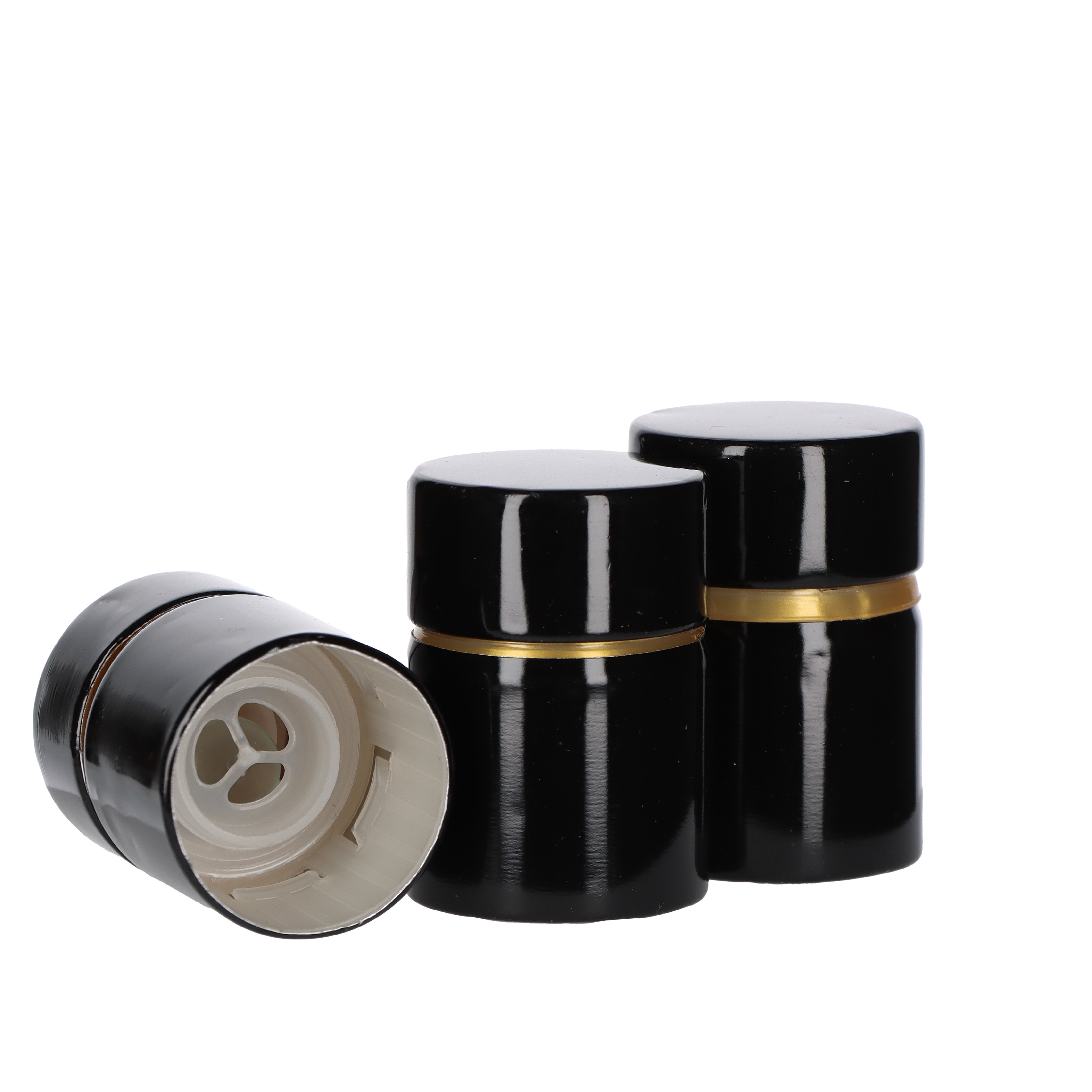 TOP / Guala Alu schwarz  Karton à 800 Stück