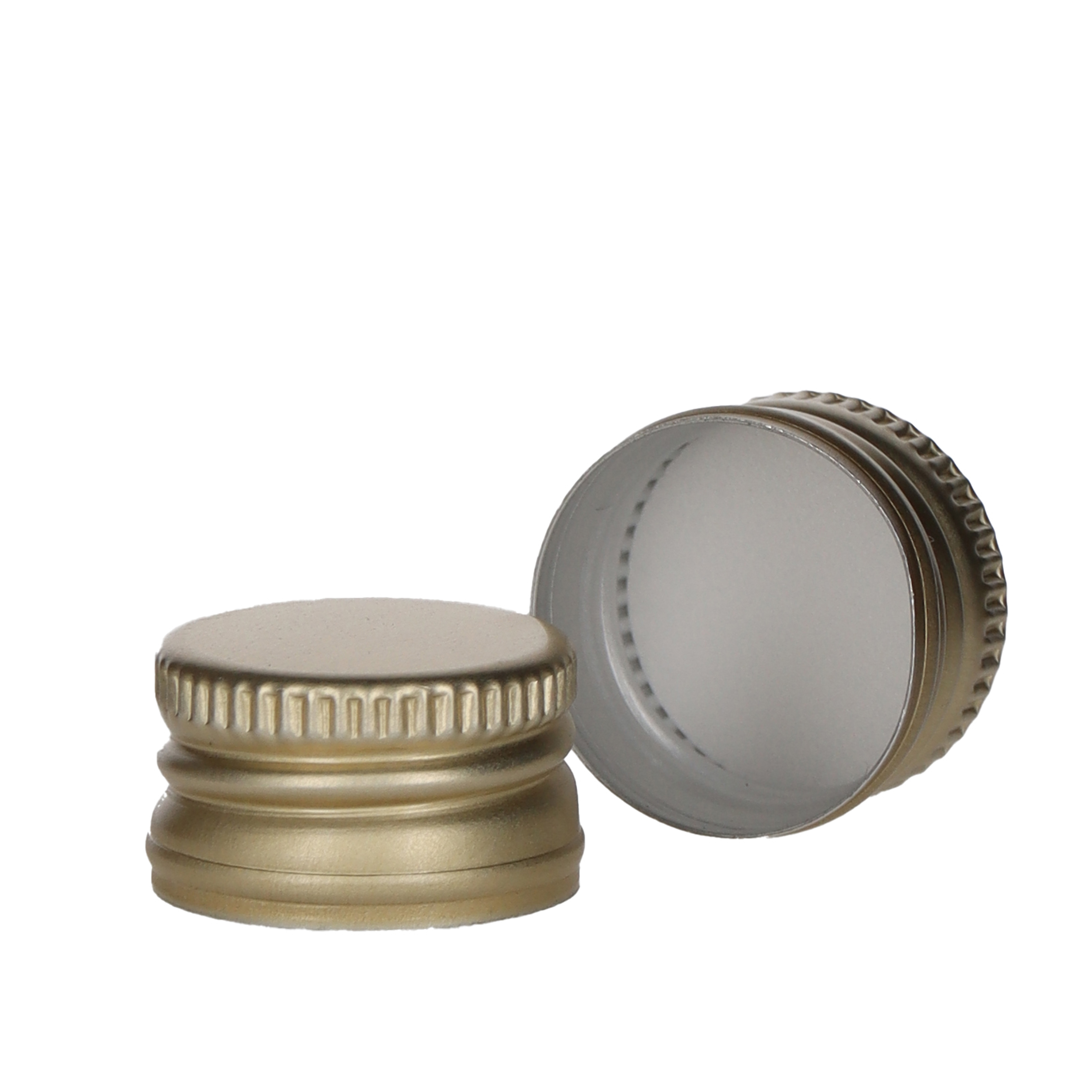 PP18 Schraubverschluss gold mit Gewinde Beutel à 100 Stück