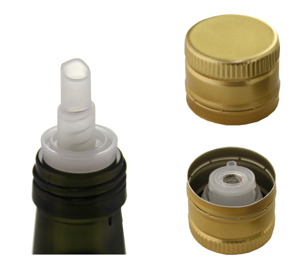 PP31,5 m. Federausgießer gold - ALU /Rohling Karton à 1900 Stück